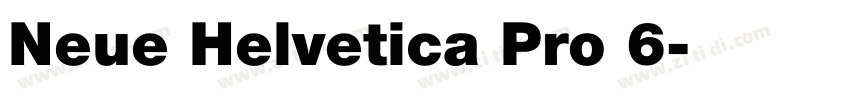 Neue Helvetica Pro 6字体转换